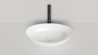 Белая овальная раковина Salini Noemi 56x34 1101103G схема 3