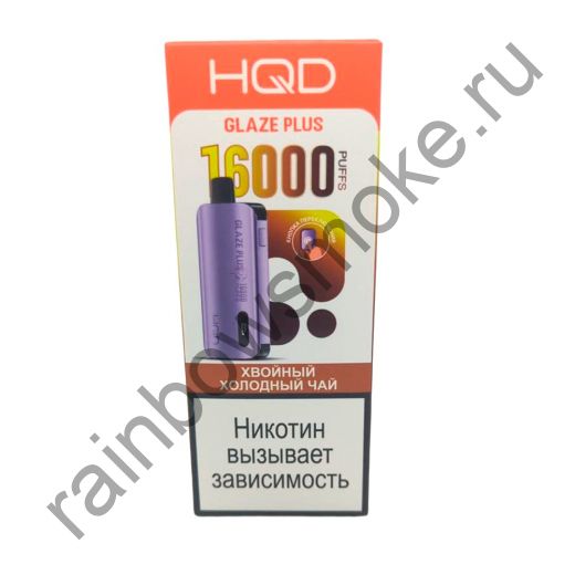 ЭС HQD Glaze Plus 16000 - Хвойный Холодный Чай
