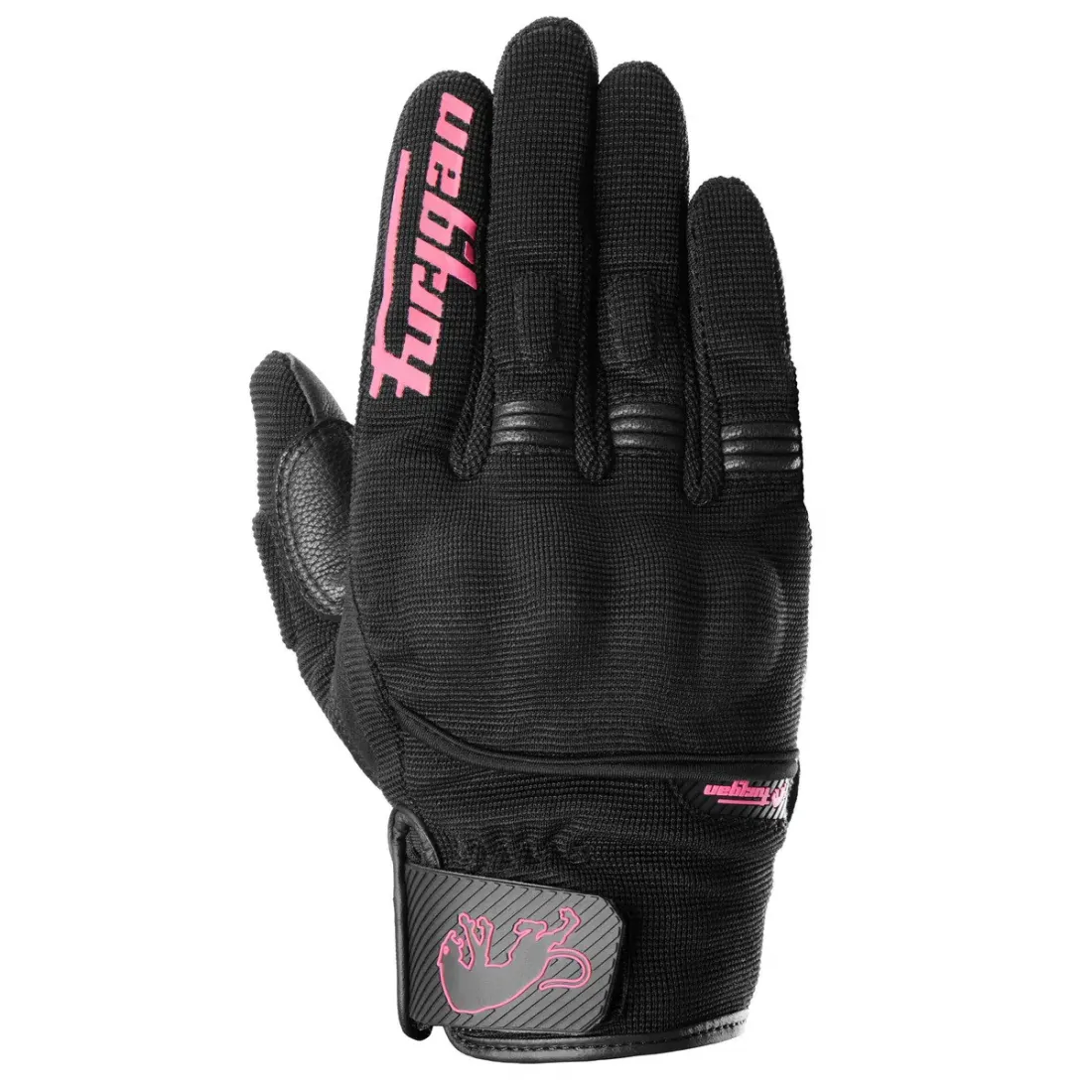 FURYGAN Перчатки JET LADY D3O EVO текстиль, цвет Черный/Розовый