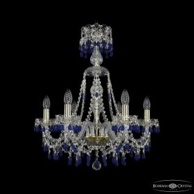 Люстра Хрустальная BOHЕMIА IVЕLЕ CRYSTAL 1410/6/195/XL-66 G V3001 Золото, Стекло / Богемия Ивеле Кристалл