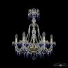 Люстра Хрустальная BOHЕMIА IVЕLЕ CRYSTAL 1410/6/195/XL-66 G V3001 Золото, Стекло / Богемия Ивеле Кристалл