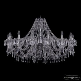 Люстра Хрустальная BOHЕMIА IVЕLЕ CRYSTAL 1403/16/400 NI Никель, Стекло / Богемия Ивеле Кристалл