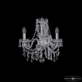 Люстра Хрустальная BOHЕMIA IVЕLЕ CRYSTAL 1403/3/141 NI Никель, Стекло / Богемия Ивеле Кристалл