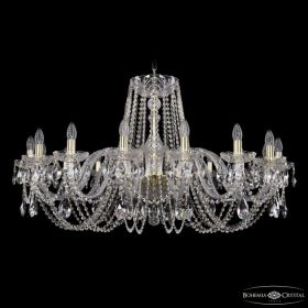 Люстра Хрустальная BOHEMIА IVЕLЕ CRYSTAL 1402/16/400 G Золото, Стекло/Металл / Богемия Ивеле Кристалл