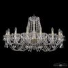 Люстра Хрустальная BOHEMIА IVЕLЕ CRYSTAL 1402/16/400 G Золото, Стекло/Металл / Богемия Ивеле Кристалл