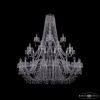 Люстра Хрустальная BOHEMIА IVЕLЕ CRYSTAL 1403/20+10+5/530/3D NI Никель, Стекло / Богемия Ивеле Кристалл