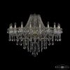 Люстра Хрустальная BOHEMIА IVЕLЕ CRYSTAL 1415/20/400 G Золото, Стекло / Богемия Ивеле Кристалл