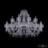 Люстра Хрустальная BOHEMIА IVЕLЕ CRYSTAL 1403/16+8/460 NI Никель, Стекло / Богемия Ивеле Кристалл
