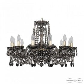 Люстра Хрустальная BOHEMIA IVELЕ CRYSTAL 1402/12/240 G M731 Золото, Металл, Стекло / Богемия Ивеле Кристалл