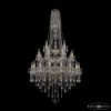 Люстра Хрустальная BOHEMIA IVELЕ CRYSTAL 1415/16+8+4/300/H-155/3D G Золото, Стекло / Богемия Ивеле Кристалл