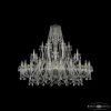 Люстра Хрустальная BOHEMIA IVELЕ CRYSTAL 1411/24+6+6/530 G Золото, Стекло / Богемия Ивеле Кристалл