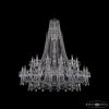 Люстра Хрустальная BOHEMIA IVELЕ CRYSTAL 1411/24+12/530/XL-152 G Золото, Стекло / Богемия Ивеле Кристалл