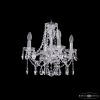 Люстра Хрустальная BOHEMIA IVELЕ CRYSTAL 1413/4/141 NI Никель, Металл, Стекло / Богемия Ивеле Кристалл
