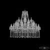 Люстра Хрустальная BOHEMIA IVELЕ CRYSTAL 1413/20+10+5/400 NI Никель, Металл, Стекло / Богемия Ивеле Кристалл