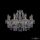 Люстра Хрустальная BOHEMIA IVELЕ CRYSTAL 1403/8/195 PA Патина, Стекло / Богемия Ивеле Кристалл