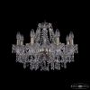 Люстра Хрустальная BOHEMIA IVELЕ CRYSTAL 1403/8/195 PA Патина, Стекло / Богемия Ивеле Кристалл