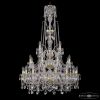 Люстра Хрустальная BOHEMIA IVELЕ CRYSTAL 1411/16+8+4/300/XL-131/3D G Золото, Стекло / Богемия Ивеле Кристалл