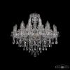 Люстра Хрустальная BOHEMIA IVELЕ CRYSTAL 1415/16+8/300 PA Патина, Стекло / Богемия Ивеле Кристалл