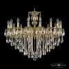 Люстра Бронзовая BOHEMIA IVELЕ CRYSTAL 72202/16/300 B GB Золото Черненое, Латунь / Богемия Ивеле Кристалл