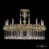 Люстра Бронзовая BOHEMIA IVELЕ CRYSTAL 75102/16/360 A G Золото, Латунь / Богемия Ивеле Кристалл