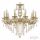 Люстра Бронзовая BOHEMIA IVELЕ CRYSTAL 71401/10/210 B GW FA10S Золото Белёное, Латунь / Богемия Ивеле Кристалл