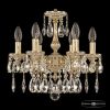 Люстра Бронзовая BOHEMIA IVELЕ CRYSTAL 75101/6/125 A GW Золото Белёное, Латунь / Богемия Ивеле Кристалл