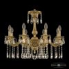 Люстра Бронзовая BOHEMIA IVELЕ CRYSTAL 73102/8/210 A FP Патина, Латунь / Богемия Ивеле Кристалл