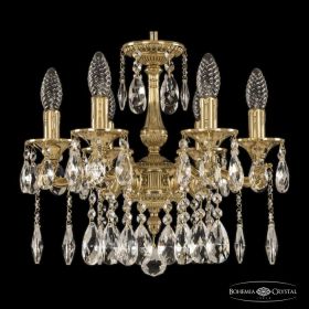 Люстра Бронзовая BOHEMIA IVELЕ CRYSTAL 73102/6/125 A G Золото, Латунь / Богемия Ивеле Кристалл