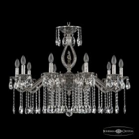 Люстра Бронзовая BOHEMIA IVELЕ CRYSTAL 72402/10/300 A NB FH1M Никель Черненый, Латунь / Богемия Ивеле Кристалл