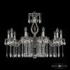 Люстра Бронзовая BOHEMIA IVELЕ CRYSTAL 72402/10/300 A NB FH1M Никель Черненый, Латунь / Богемия Ивеле Кристалл