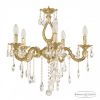 Люстра Бронзовая BOHEMIA IVELЕ CRYSTAL 71301/5/175 B G Золото, Латунь / Богемия Ивеле Кристалл