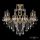 Люстра Бронзовая BOHEMIA IVELЕ CRYSTAL 72402/10/210 B FP FA5S Патина, Латунь / Богемия Ивеле Кристалл