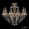 Люстра Бронзовая BOHEMIA IVELЕ CRYSTAL 72402/10/210 B FP FA5S Патина, Латунь / Богемия Ивеле Кристалл
