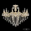 Люстра Бронзовая BOHEMIA IVELЕ CRYSTAL 71202/12/300 B GW Золото Белёное, Латунь / Богемия Ивеле Кристалл