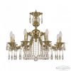Люстра Бронзовая BOHEMIA IVELЕ CRYSTAL 72211/8/210 A G Золото, Латунь / Богемия Ивеле Кристалл