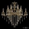 Люстра Бронзовая BOHEMIA IVELЕ CRYSTAL 71118/12/225 B GB Золото Черненое, Латунь / Богемия Ивеле Кристалл
