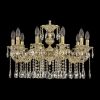 Люстра Бронзовая BOHEMIA IVELЕ CRYSTAL 71201/10/210 A GW Золото Белёное, Латунь / Богемия Ивеле Кристалл