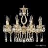 Люстра Бронзовая BOHEMIA IVELE CRYSTAL 72301/8/175 А GW Золото Белёное, Латунь / Богемия Ивеле Кристалл