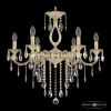Люстра Бронзовая BOHEMIA IVELE CRYSTAL 72301/6/210 В GW Золото Белёное, Латунь / Богемия Ивеле Кристалл