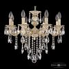 Люстра Бронзовая BOHEMIA IVELE CRYSTAL 72202/8/175 В GW Золото Белёное, Латунь / Богемия Ивеле Кристалл