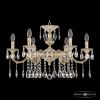 Люстра Бронзовая BOHEMIA IVELE CRYSTAL 72202/6/210 А GW Золото Белёное, Латунь / Богемия Ивеле Кристалл