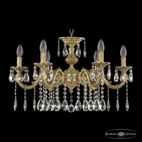 Люстра Бронзовая BOHEMIA IVELE CRYSTAL 71201/6/210 A FP Патина, Латунь / Богемия Ивеле Кристалл