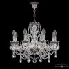 Люстра Хрустальная BOHEMIA IVELE CRYSTAL 16211/8/195 NB Никель Черненый, Стекло / Богемия Ивеле Кристалл