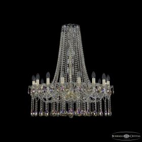 Люстра Хрустальная BOHЕMIA IVЕLЕ CRYSTAL 1413/16/300/H-93 G K801 Золото, Стекло / Богемия Ивеле Кристалл