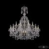 Люстра Хрустальная BOHЕMIA IVЕLЕ CRYSTAL 1403/12+6/300/XL-95 G Золото, Стекло / Богемия Ивеле Кристалл