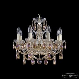 Люстра Хрустальная BOHЕMIA IVЕLЕ CRYSTAL 1411/8/141 G R777 Золото, Стекло / Богемия Ивеле Кристалл