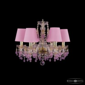 Люстра Хрустальная BOHЕMIA IVЕLЕ CRYSTAL 1410/6/160 G V7010 SH20 Золото, Стекло / Богемия Ивеле Кристалл