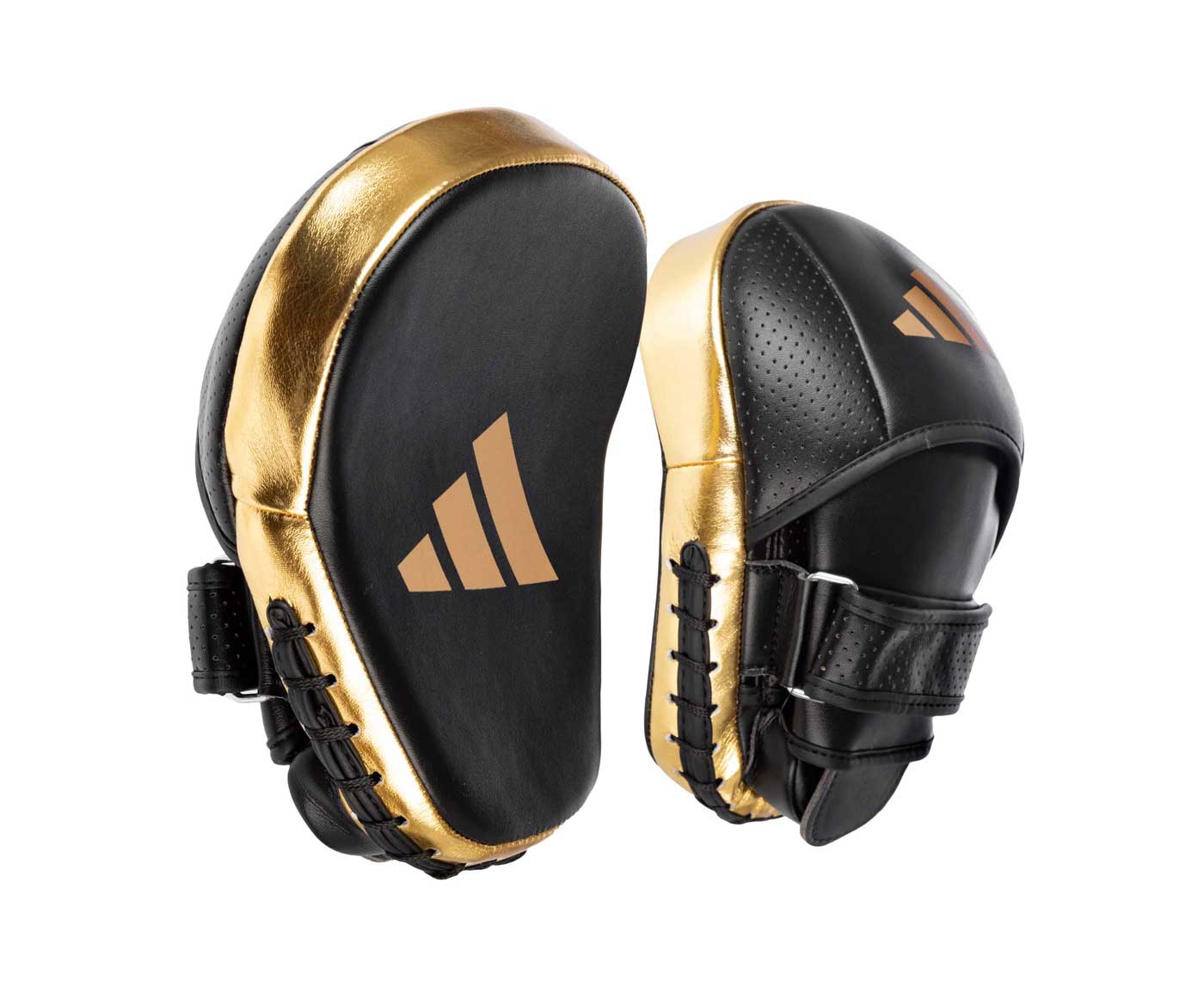 Лапы Adidas AdiStar Pro Speed MF Focus Pad черно-золотые,  артикул adiPFP01M