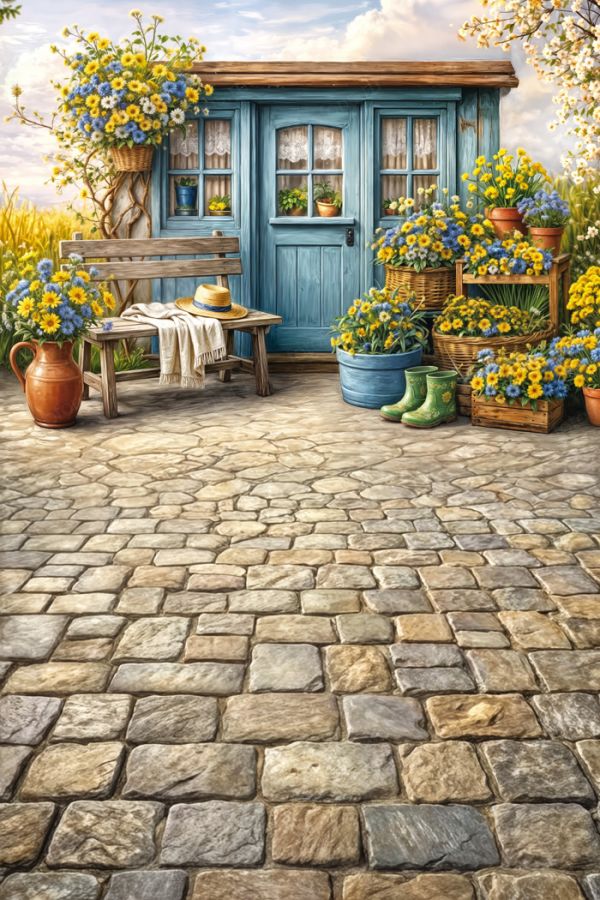 Фон стена "Summer wall №35"