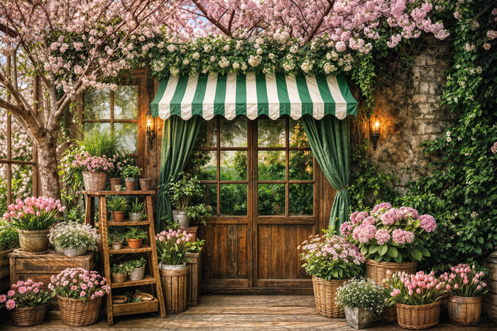 Фон стена "Summer wall №38"